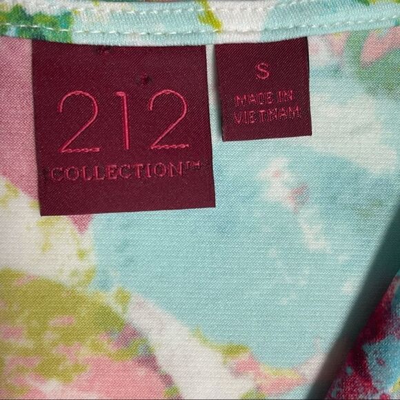 212 Collection Floral Faux Wrap Dress SMALL - Picture 12 of 16